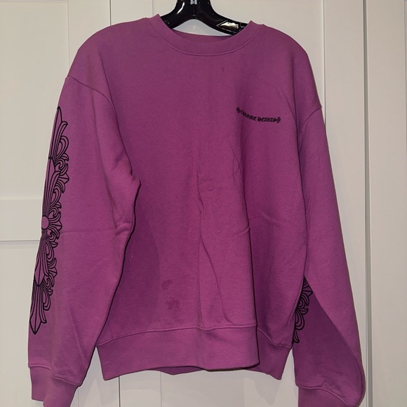 Chrome Hearts Purple Crewneck Sweater Purple Size M Matty Boy